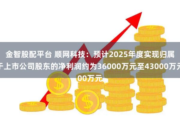 金智股配平台 顺网科技：预计2025年度实现归属于上市公司股东的净利润约为36000万元至43000万元