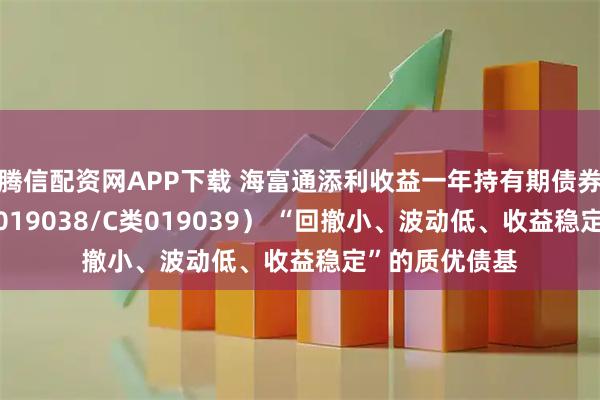腾信配资网APP下载 海富通添利收益一年持有期债券型基金（A类019038/C类019039） “回撤小、波动低、收益稳定”的质优债基